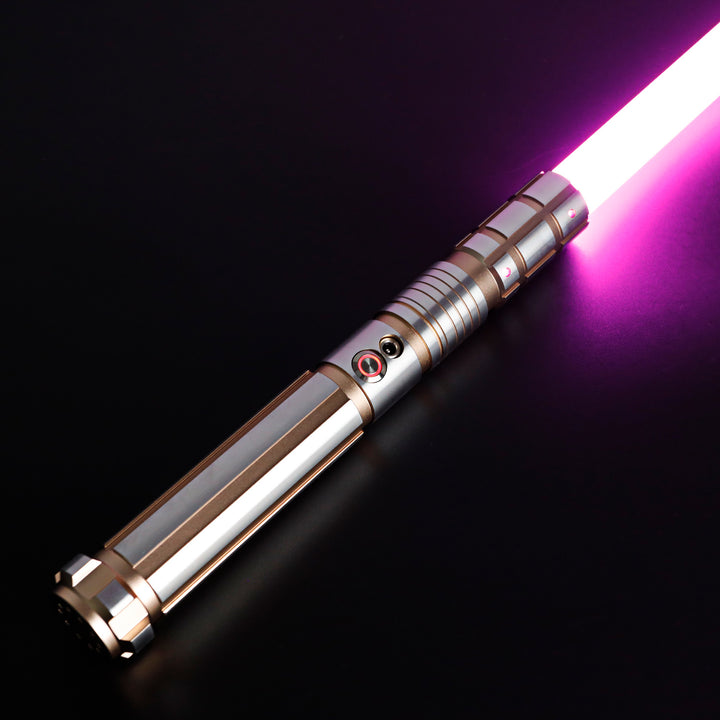 DamienSaber Lightsaber Force FX Light Saber with Xenopixel V3 Core Metal Hilt 33CM