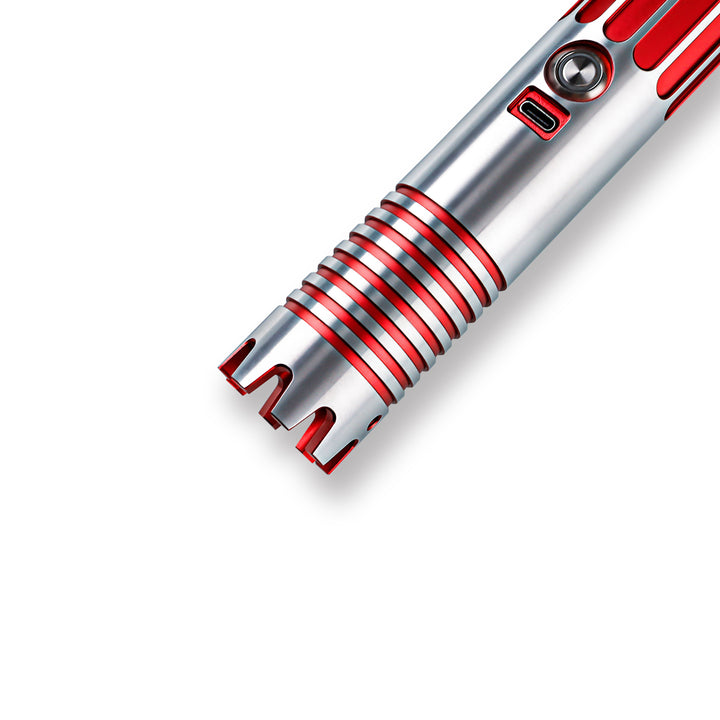 DamienSaber Lightsaber HX Series Red Light Saber Bluetooth Xenopixel 3.0 Hilt 26CM