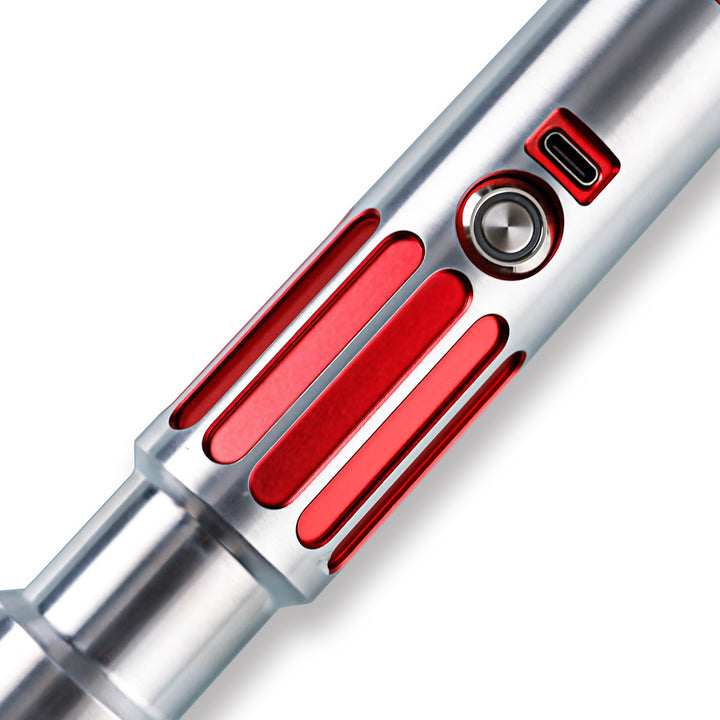 DamienSaber Lightsaber HX Series Red Light Saber Bluetooth Xenopixel 3.0 Hilt 26CM