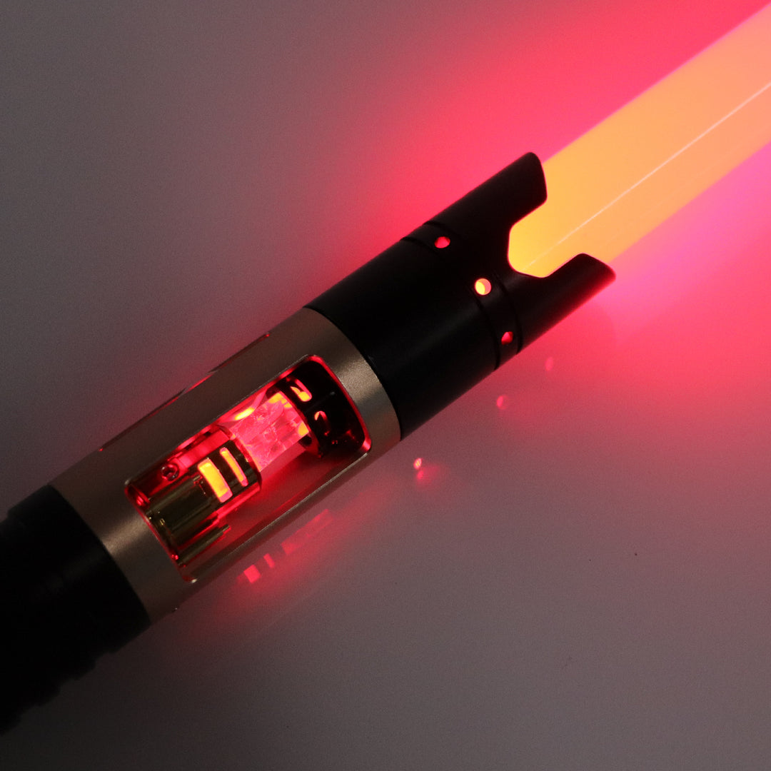 DamienSaber Lightsaber Crystal Light Saber Bluetooth Dual Ready Hilt 34CM