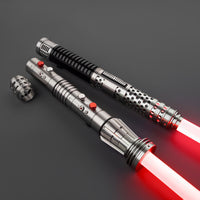 DamienSaber Lightsaber Maul & Asajj Ventress Light Saber Splitable Double Blades Hilt 63.5CM