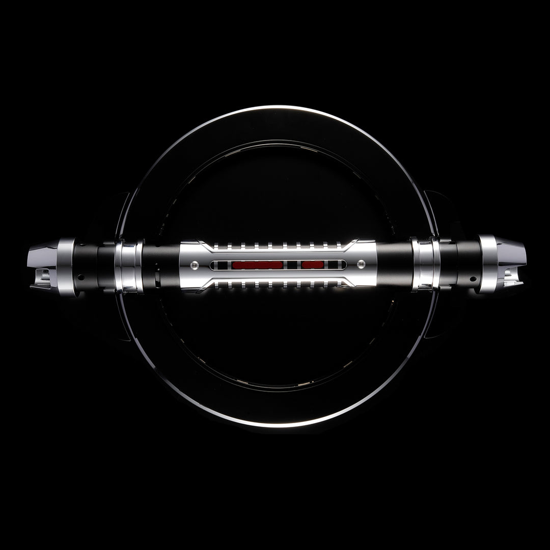 DamienSaber Lightsaber Grand Inquisitor Lightsaber Baselit Xenopixel Lightsaber with 2 Blades Hilt 33.5CM