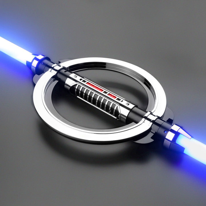 DamienSaber Lightsaber Grand Inquisitor Lightsaber Baselit Xenopixel Lightsaber with 2 Blades Hilt 33.5CM