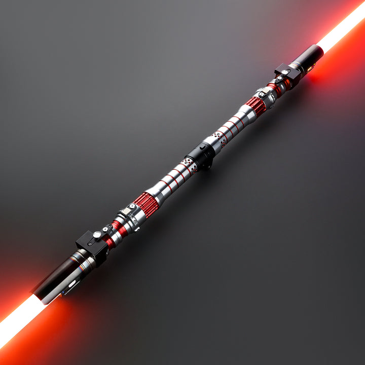 DamienSaber Lightsaber DR Red Double Bladed Light Saber Two Hilts Two Blades Hilt 71.5CM