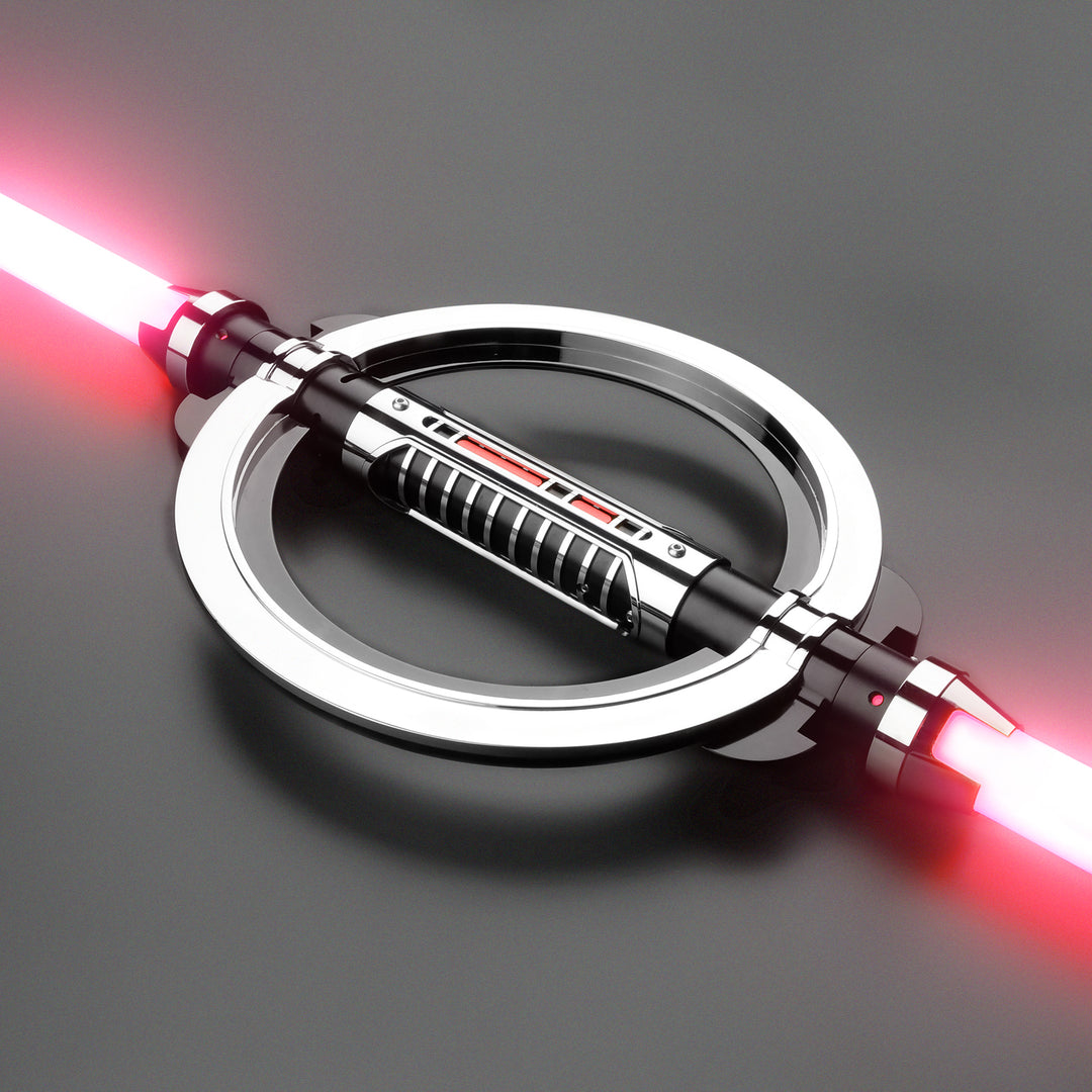 DamienSaber Lightsaber Grand Inquisitor Lightsaber Baselit Xenopixel Lightsaber with 2 Blades Hilt 33.5CM