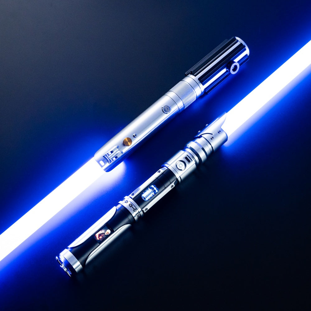 DamienSaber Original Lightsaber LED Screen Crystal Saber Hilt 31CM