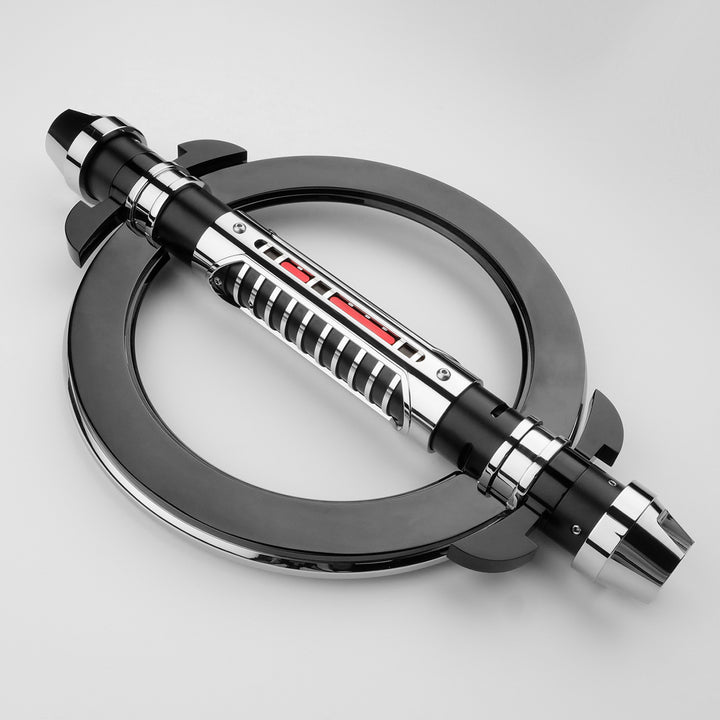 DamienSaber Lightsaber Grand Inquisitor Lightsaber Baselit Xenopixel Lightsaber with 2 Blades Hilt 33.5CM