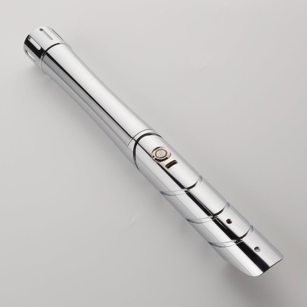 DamienSaber Lightsaber Plating Silver Hilt Design Xenopixel V3 Light Saber Hilt 31.5CM