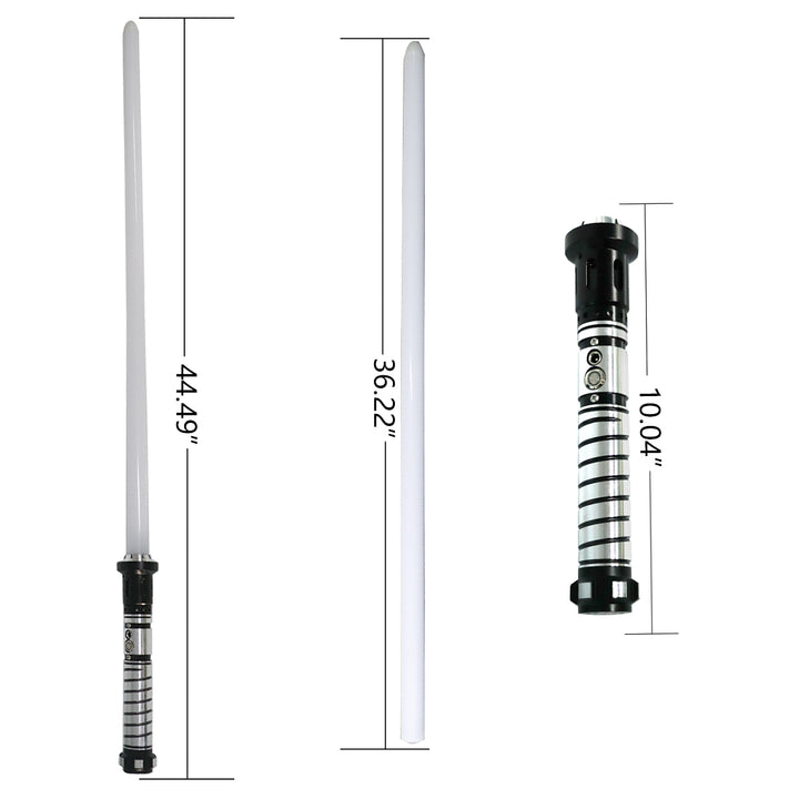 DamienSaber Lightsaber Smooth Swing XRGB3.0 Lightsaber Black Hilt 24CM