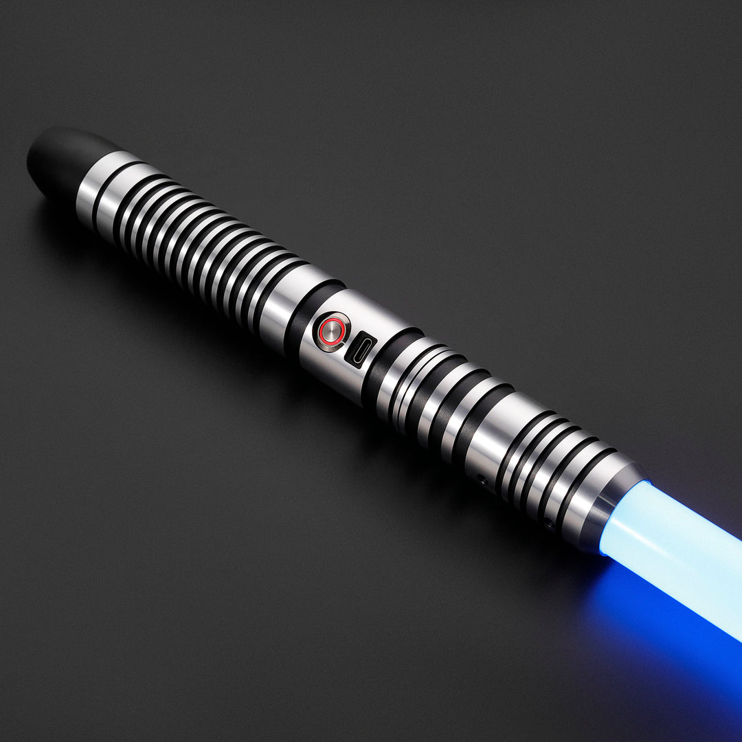 DamienSaber Lightsaber Combat Heavy Dueling FX Light Saber Bluetooth Connectable Hilt 29CM