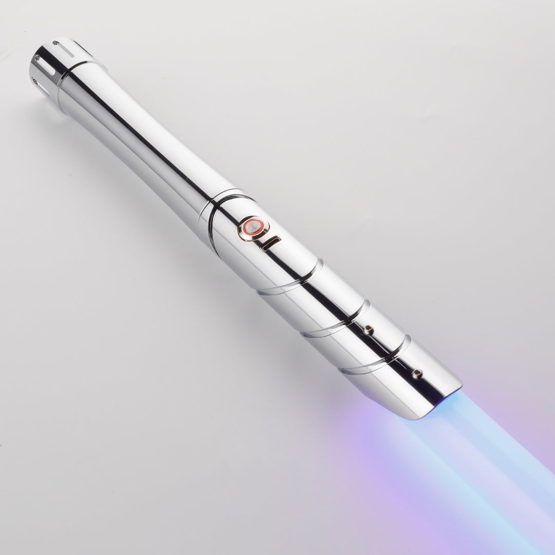 DamienSaber Lightsaber Plating Silver Hilt Design Xenopixel V3 Light Saber Hilt 31.5CM