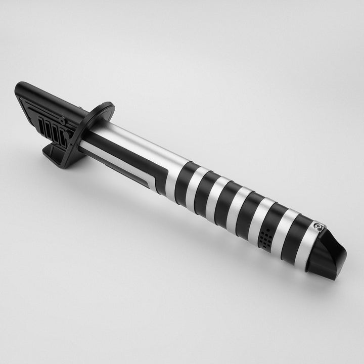 DamienSaber Lightsaber Darksaber Black Sisth Inspired Black Pixel Blade Hilt 32CM