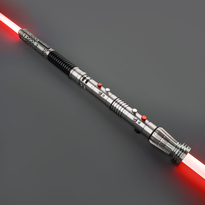 DamienSaber Lightsaber Maul & Asajj Ventress Light Saber Splitable Double Blades Hilt 63.5CM