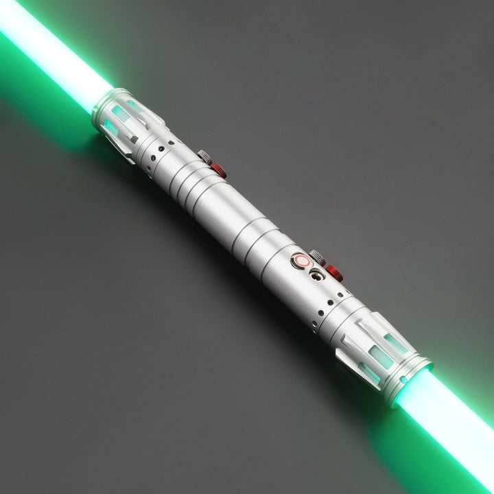 DamienSaber Lightsaber Double Bladed Light Saber Infinite Color Changing Hilt 28.5CM