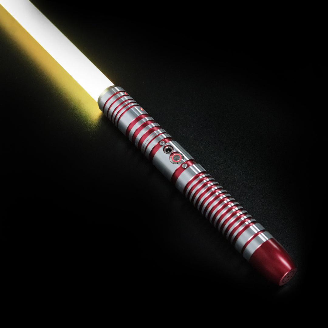 DamienSaber Lightsaber Combat Heavy Dueling FX Light Saber Bluetooth Connectable Hilt 29CM