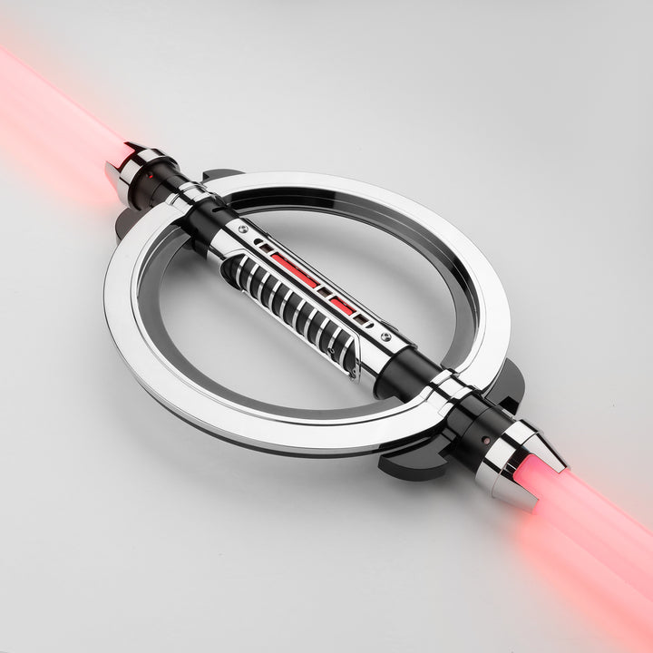 DamienSaber Lightsaber Grand Inquisitor Lightsaber Baselit Xenopixel Lightsaber with 2 Blades Hilt 33.5CM