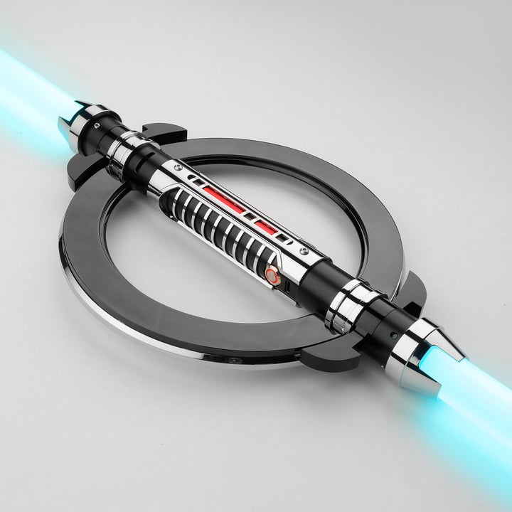 DamienSaber Lightsaber Grand Inquisitor Lightsaber Baselit Xenopixel Lightsaber with 2 Blades Hilt 33.5CM