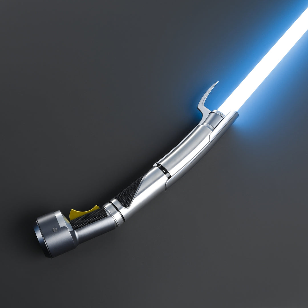 DamienSaber Lightsaber Jedi Dooku Curved-hilt Light Saber Xenopixel V3 Duelist Hilt 35CM