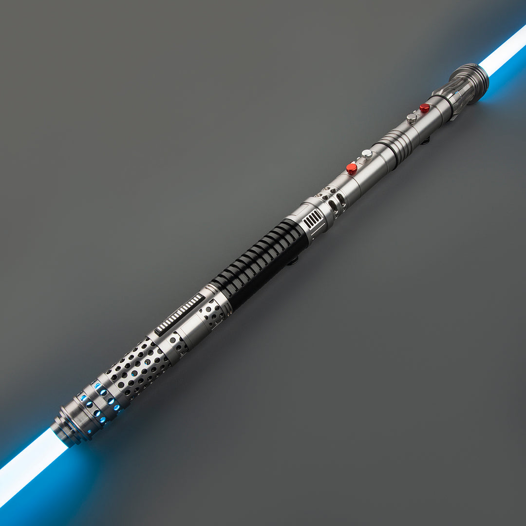 DamienSaber Lightsaber Darth Maul & Asajj Ventress Light Saber Splitable Double Blades Hilt 63.5CM