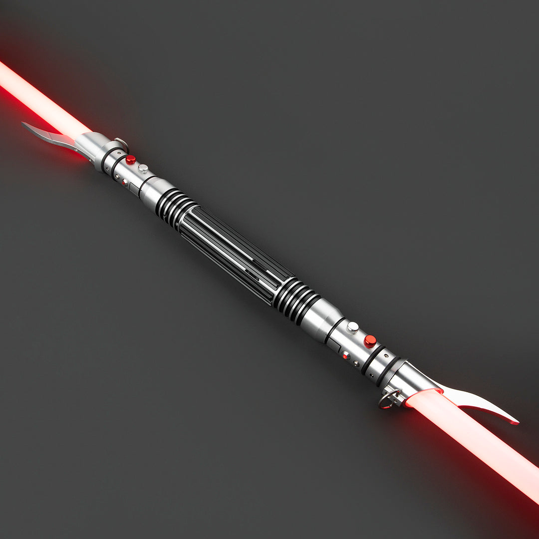 DamienSaber Lightsaber Double Bladed Savage Opress Light Saber Xenopixel V3 Core Dark Series Hilt 65CM