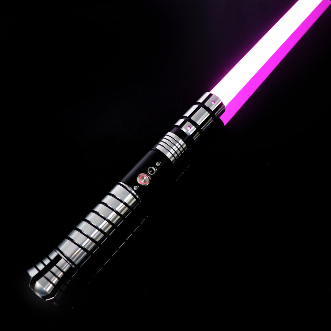 DamienSaber Lightsaber Xenopixel V3 Combat Lightsaber Black Hilt 28.5CM