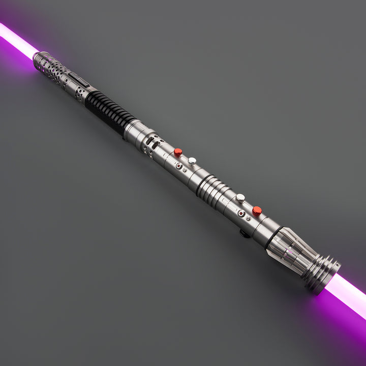 DamienSaber Lightsaber Maul & Asajj Ventress Light Saber Splitable Double Blades Hilt 63.5CM