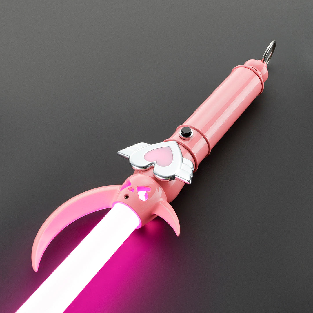 DamienSaber Lightsaber Custom Sailor Moon Light Saber Force Heavy Dueling Hilt 28.7CM