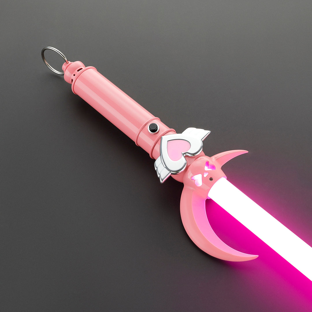 DamienSaber Lightsaber Custom Sailor Moon Light Saber Force Heavy Dueling Hilt 28.7CM