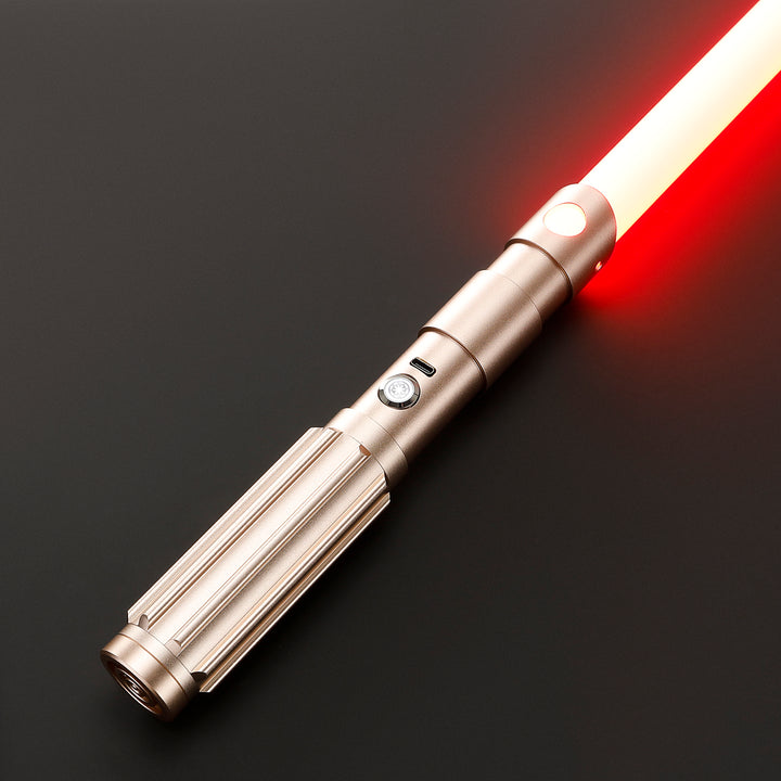 DamienSaber Lightsaber Short Light Saber Bluetooth Xenopixel V3 Pixel to RGB Hilt 24.5CM