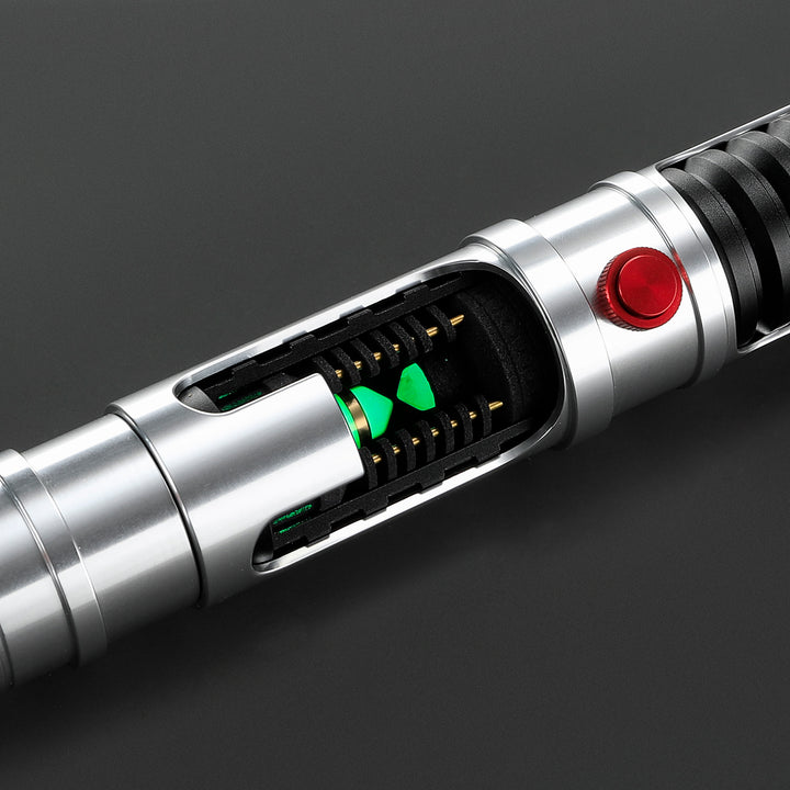 DamienSaber Quinlan Vos's Crystal Lightsaber Bluetooth App Control Neopixel Blade Hilt 31CM