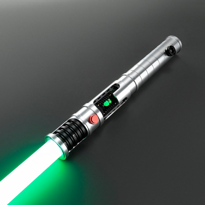 DamienSaber Quinlan Vos's Crystal Lightsaber Bluetooth App Control Neopixel Blade Hilt 31CM