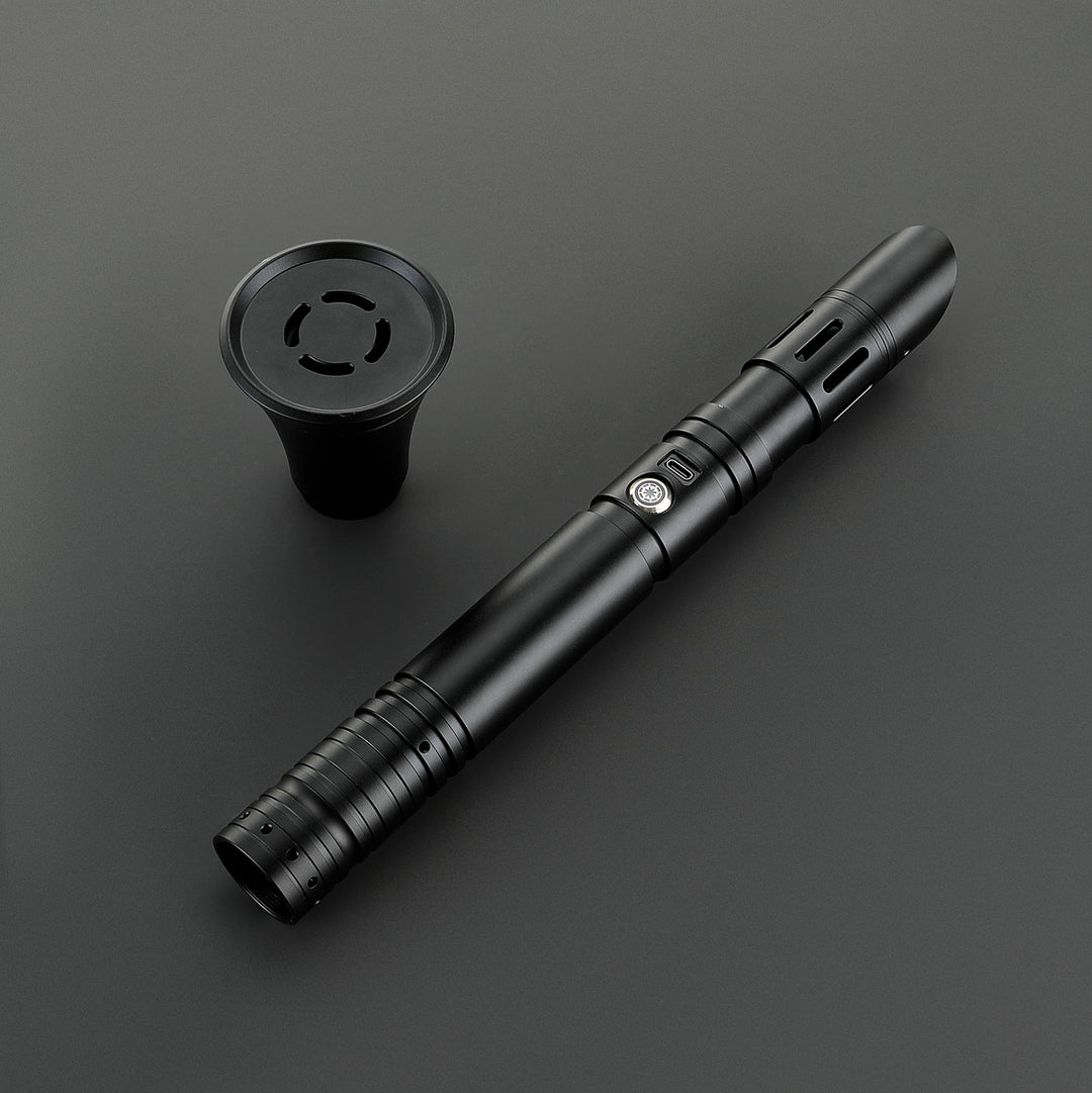 DamienSaber Lightsaber Custom Lightsaber with 2 Pommels Metal Hilt 30.5CM