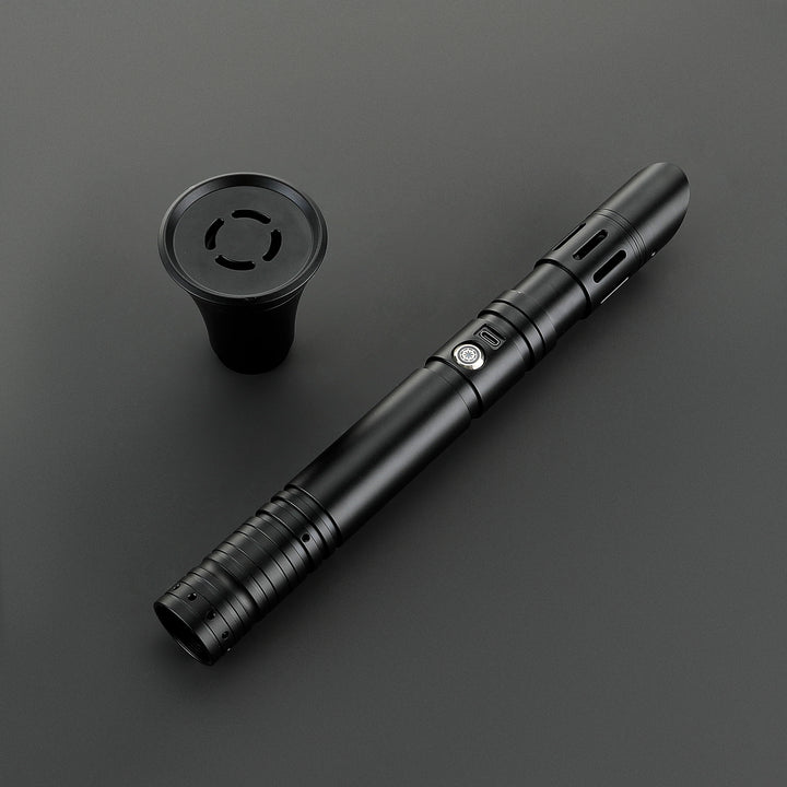 DamienSaber Lightsaber Custom Lightsaber with 2 Pommels Metal Hilt 30.5CM