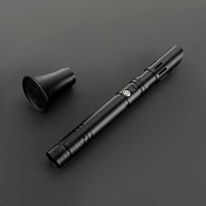 DamienSaber Lightsaber Custom Lightsaber with 2 Pommels Metal Hilt 30.5CM