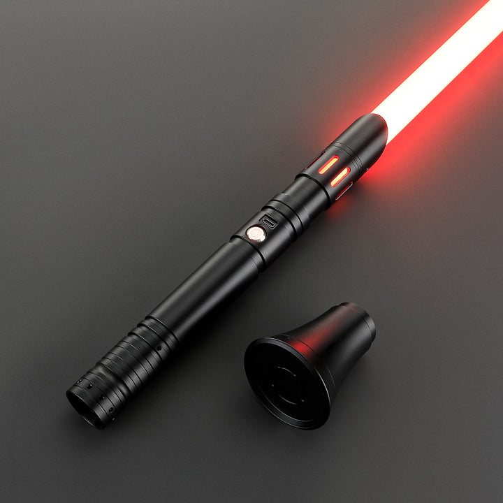 DamienSaber Lightsaber Custom Lightsaber with 2 Pommels Metal Hilt 30.5CM
