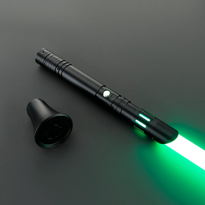 DamienSaber Lightsaber Custom Lightsaber with 2 Pommels Metal Hilt 30.5CM