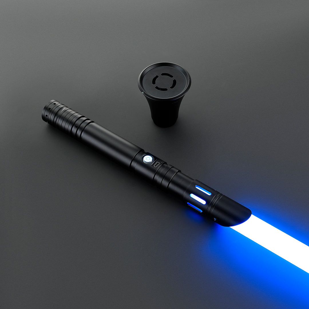 DamienSaber Lightsaber Custom Lightsaber with 2 Pommels Metal Hilt 30.5CM