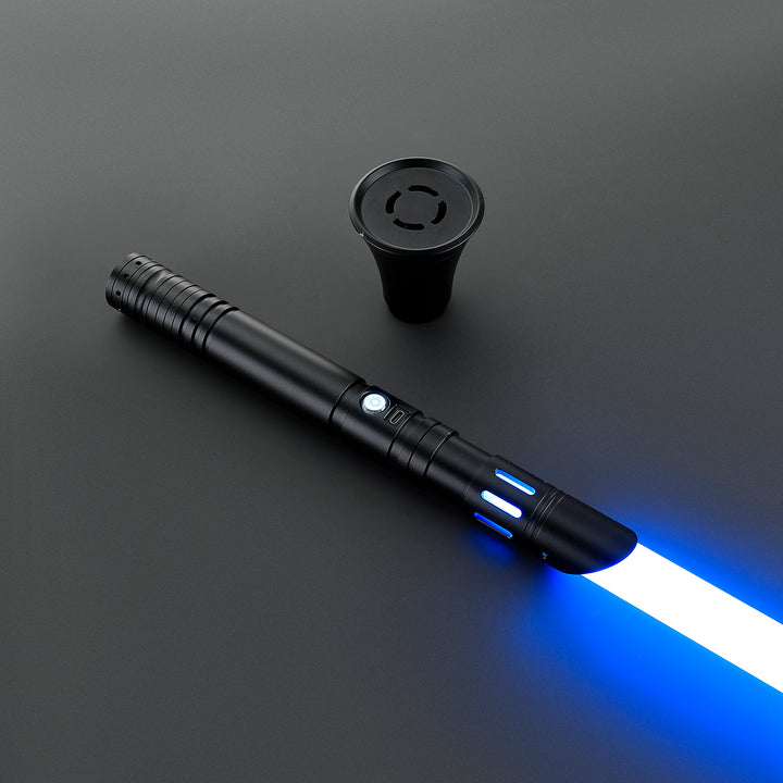 DamienSaber Lightsaber Custom Lightsaber with 2 Pommels Metal Hilt 30.5CM