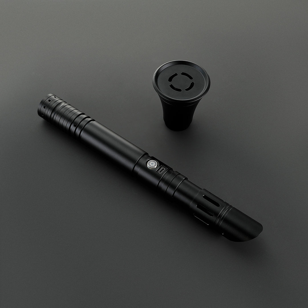 DamienSaber Lightsaber Custom Lightsaber with 2 Pommels Metal Hilt 30.5CM