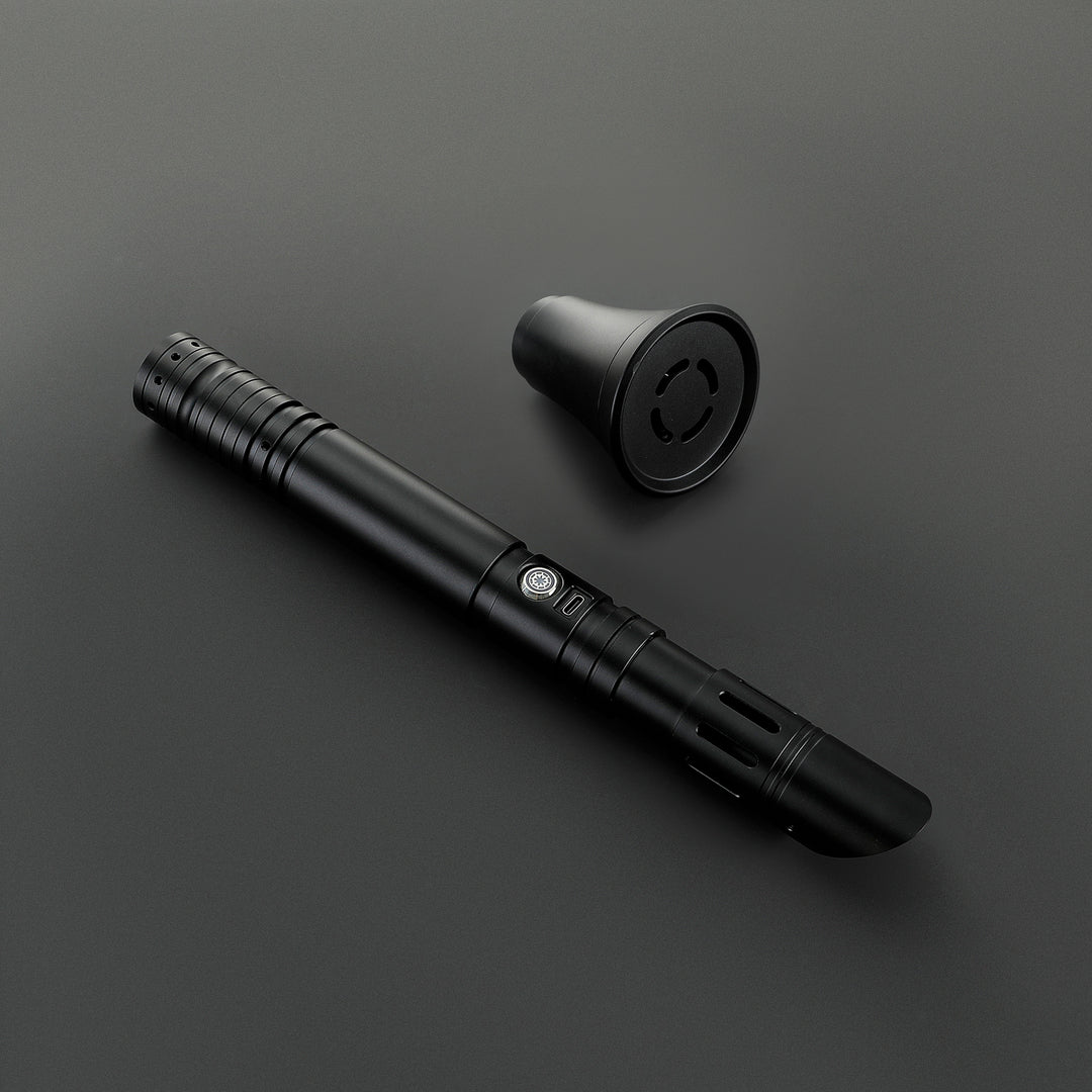 DamienSaber Lightsaber Custom Lightsaber with 2 Pommels Metal Hilt 30.5CM