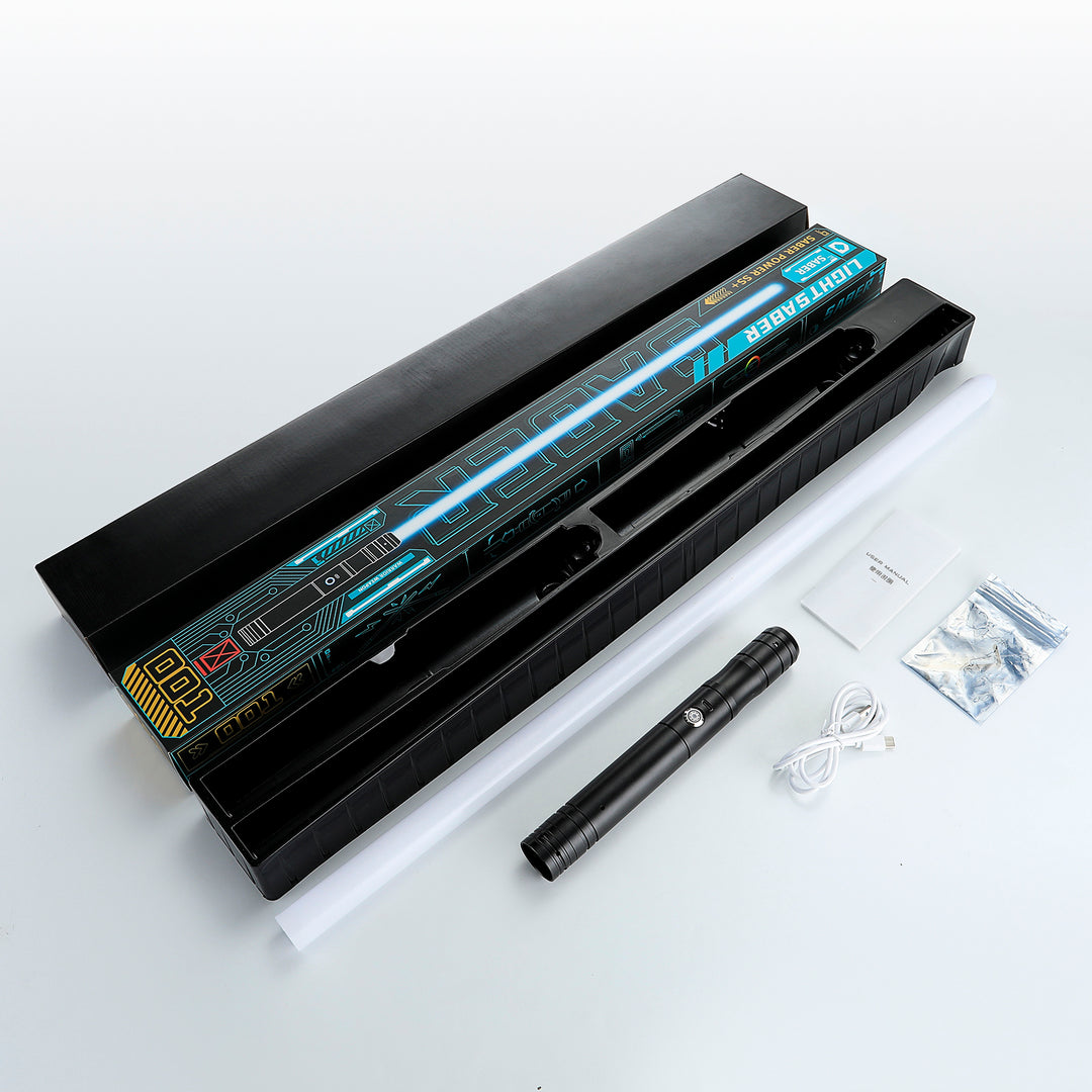 DamienSaber™ Affordable Black LightSaber Apprentice Saber Hilt 23.7CM