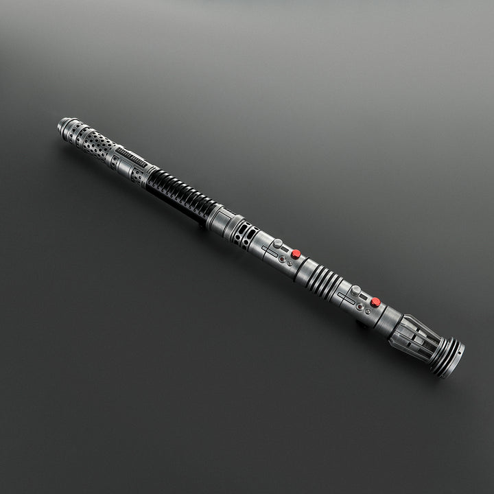 DamienSaber Lightsaber Maul & Asajj Ventress Light Saber Splitable Double Blades Weathered Hilt 63.5CM