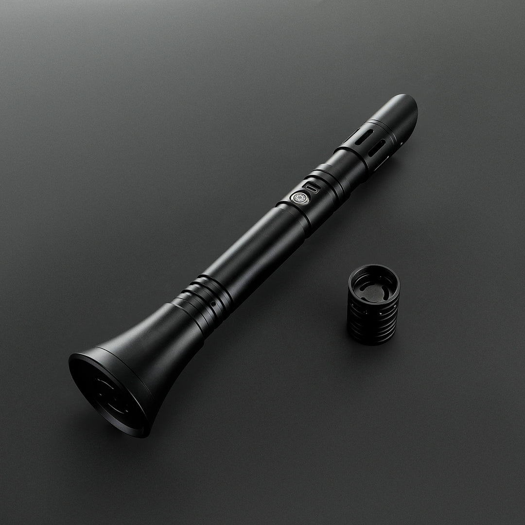 DamienSaber Lightsaber Custom Lightsaber with 2 Pommels Metal Hilt 30.5CM
