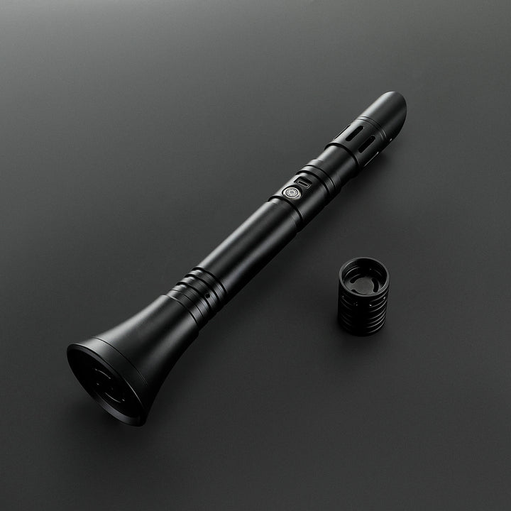 DamienSaber Lightsaber Custom Lightsaber with 2 Pommels Metal Hilt 30.5CM