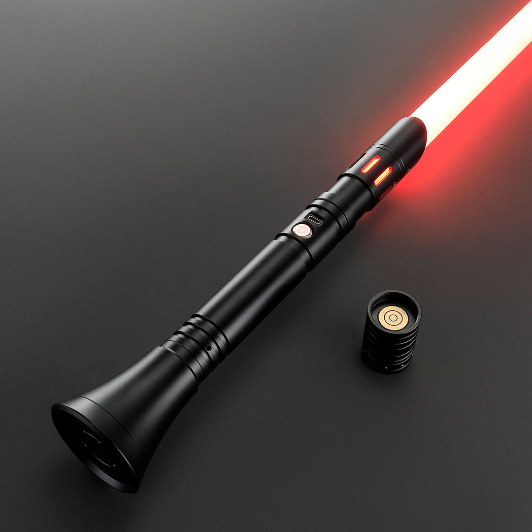 DamienSaber Lightsaber Custom Lightsaber with 2 Pommels Metal Hilt 30.5CM