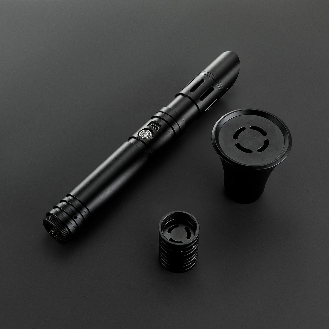 DamienSaber Lightsaber Custom Lightsaber with 2 Pommels Metal Hilt 30.5CM