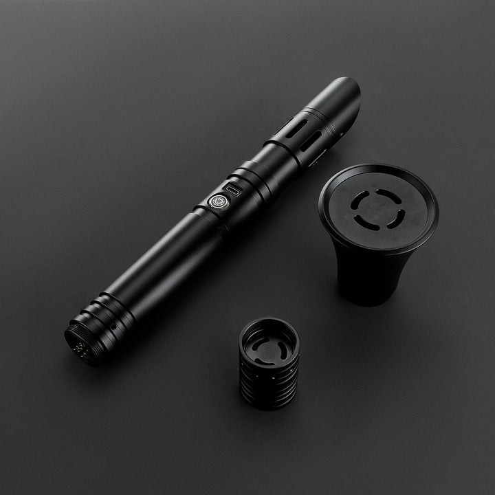 DamienSaber Lightsaber Custom Lightsaber with 2 Pommels Metal Hilt 30.5CM