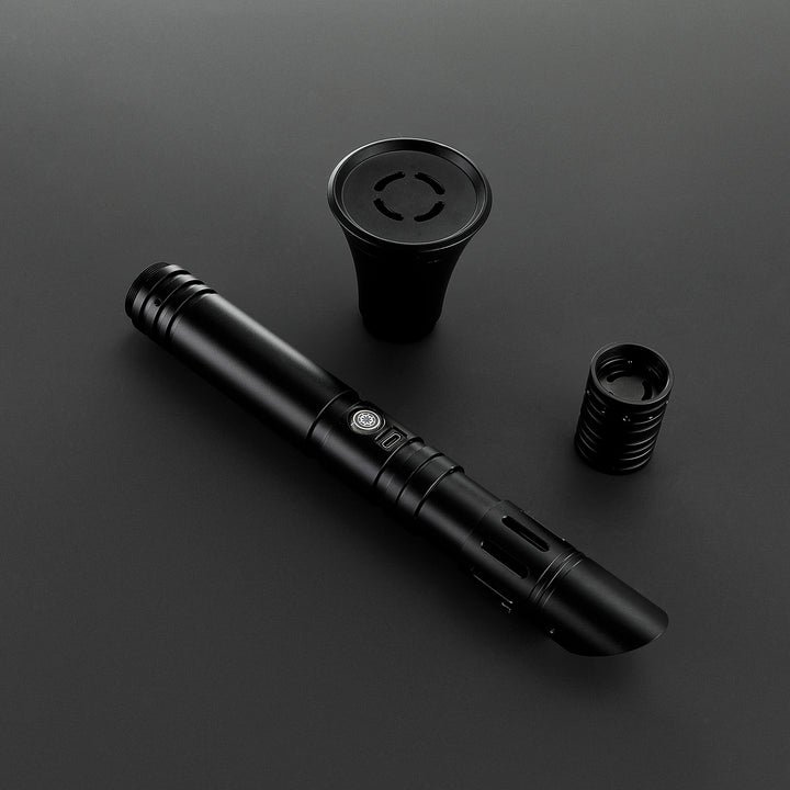 DamienSaber Lightsaber Custom Lightsaber with 2 Pommels Metal Hilt 30.5CM