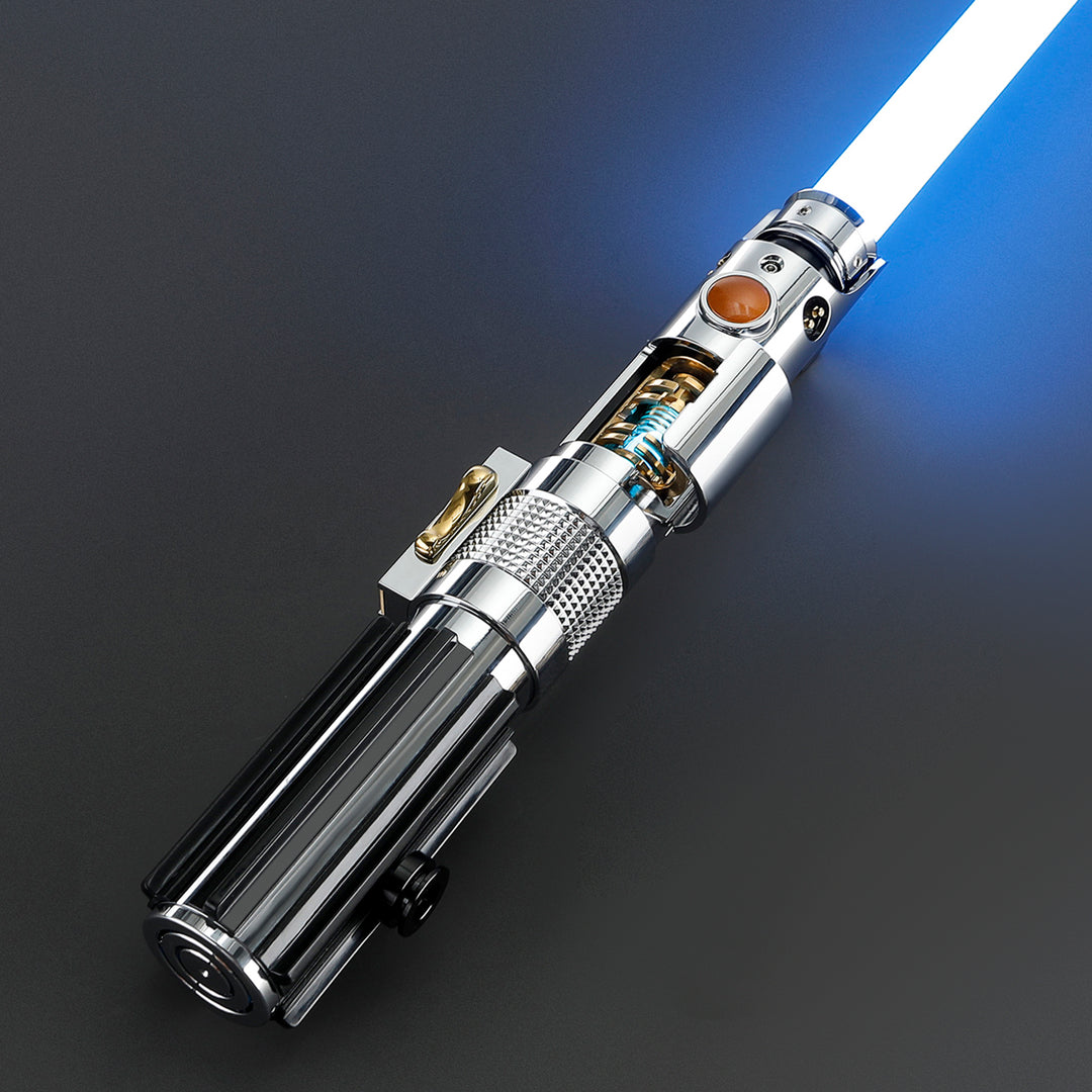 DamienSaber Lightsaber Ani Skywalker Lightsaber Crystal EP3 Xenopixel Pogo Core Bluetooth Hilt 28.3CM