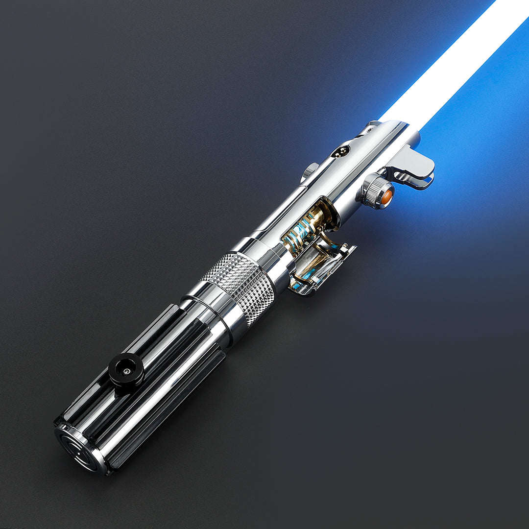 DamienSaber Lightsaber Ani Skywalker Lightsaber Crystal EP3 Xenopixel Pogo Core Bluetooth Hilt 28.3CM